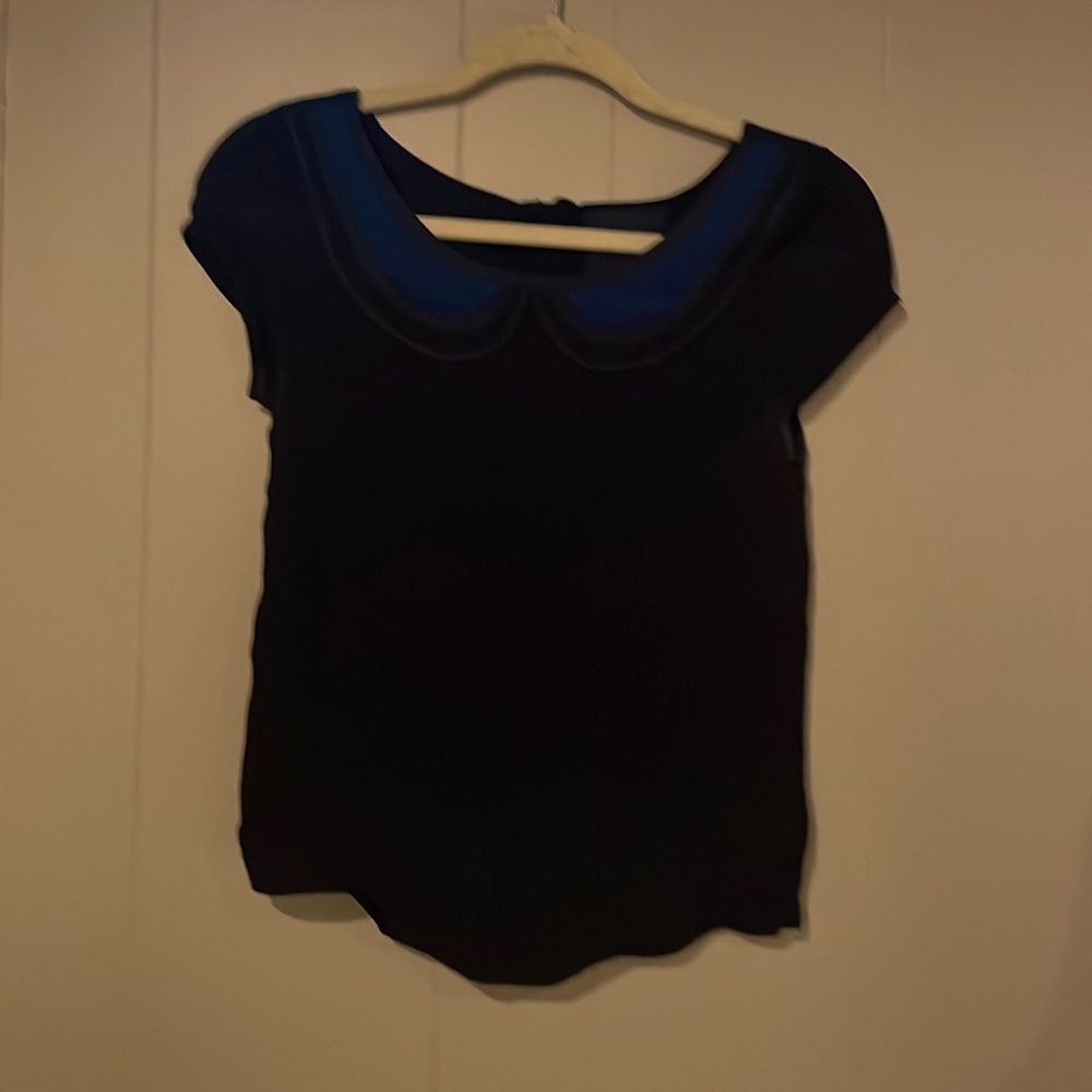 Navy and true blue XS blouse by American Eagle outfitters